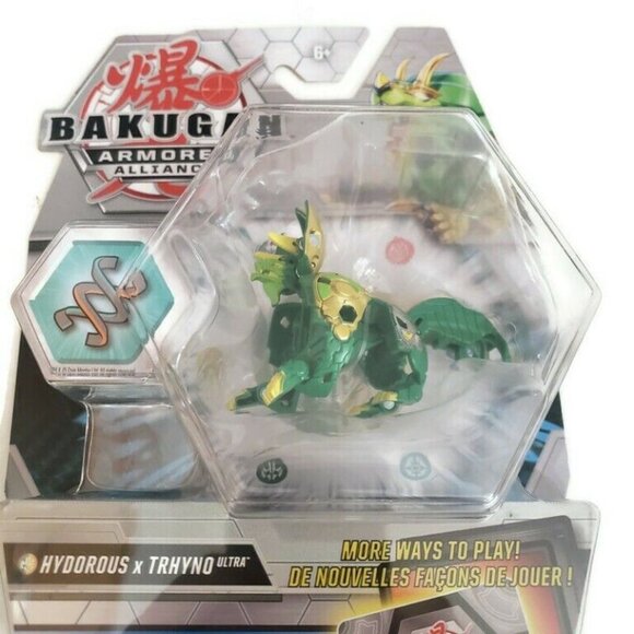 BAKUGAN ULTRA Armored Alliance Hydorous x Trhyno Ultra Ability Gate Card Age 6+ - Picture 2 of 3